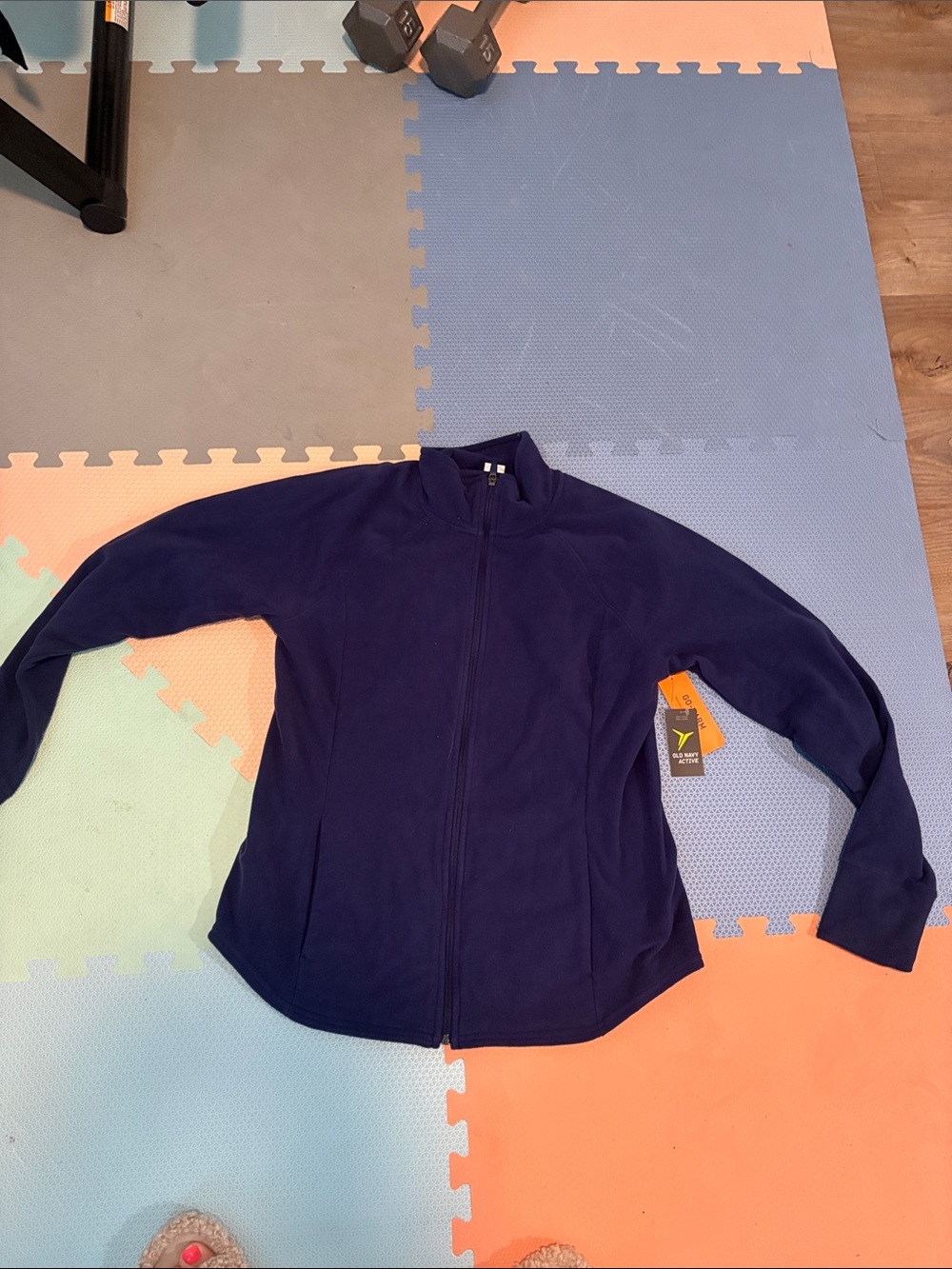 Old Navy Navy Go-Warm Fleece Jacket